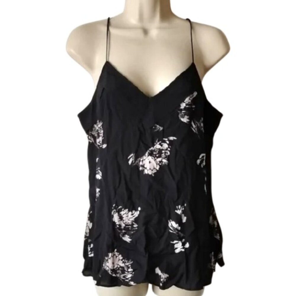 NWT Jigsaw Viscose Camisole 8 UK 12 Black Beige White